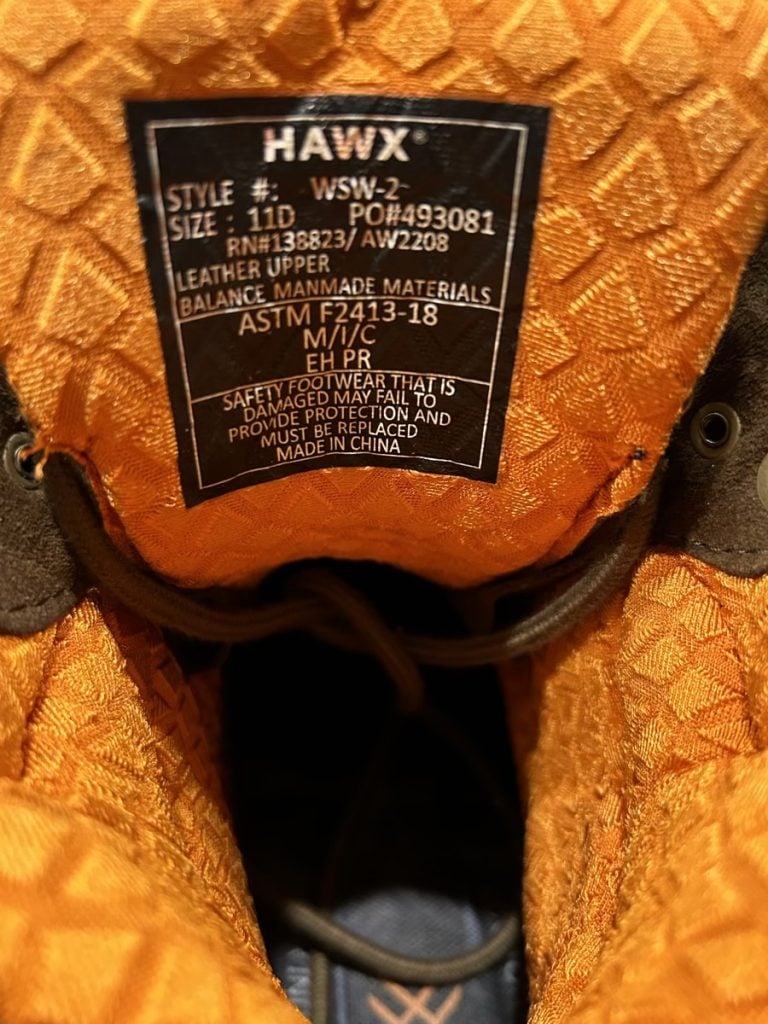 hawx legion boots made in china