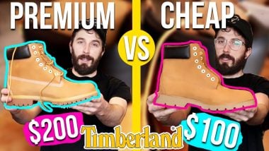 Premium vs Basic Timberland Boots (CUT IN HALF)