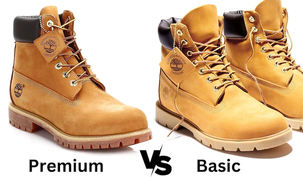 timberland basic vs premium boots