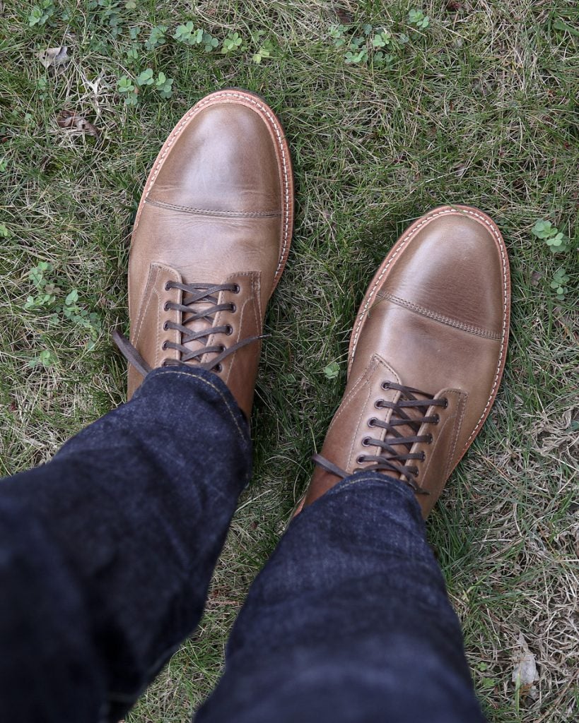 oak street bootmakers lakeshore boot top view