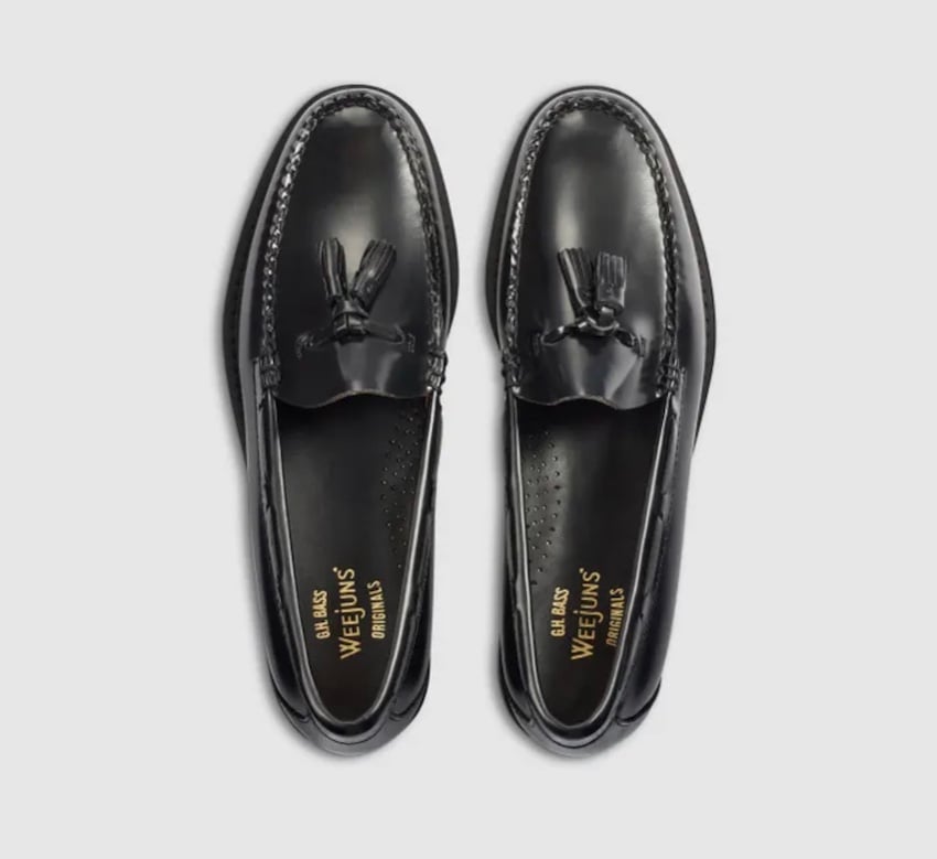 G.H. Bass Lexington Tassel Weejun Loafers  black