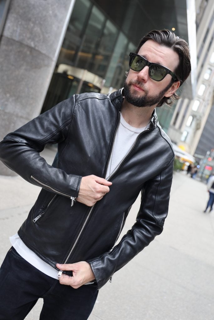 allsaints cora leather jacket fit
