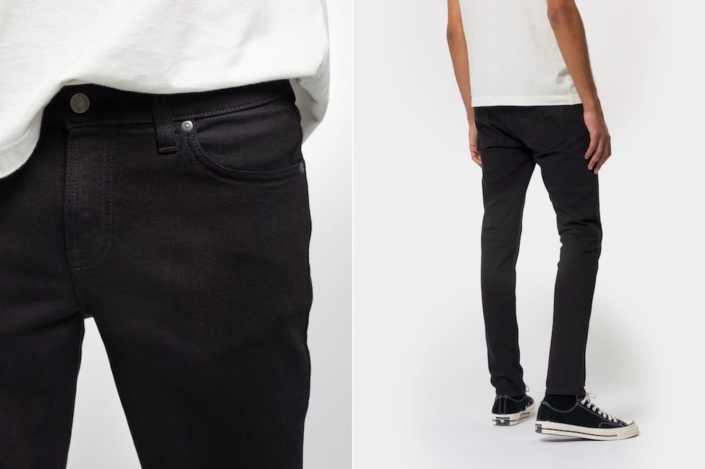 Modern Culture Mens Performance Welted Skinny Denim Jeans