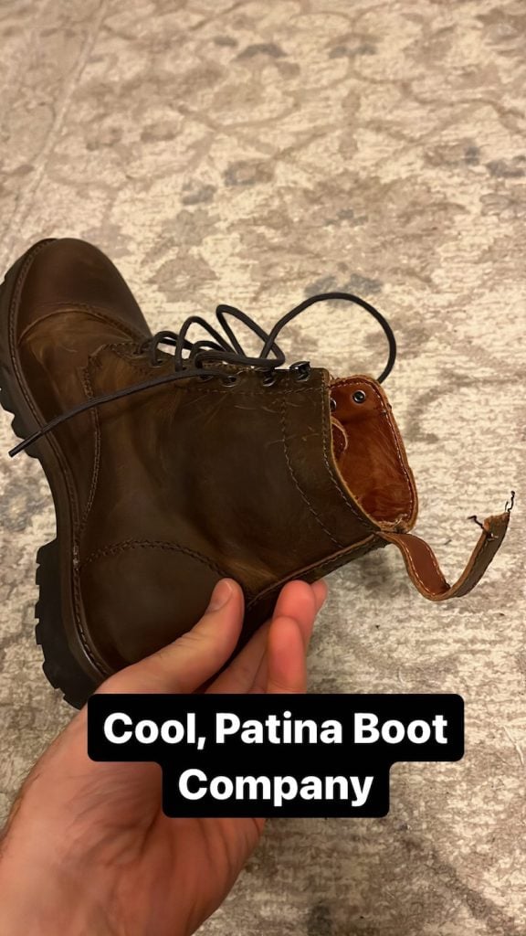 patina portland boots durable