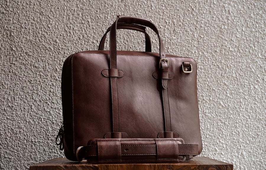 cravar co leather briefcase