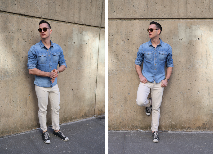 8 Ways for Men to Style a Denim Shirt Any Time of Year Stridewise