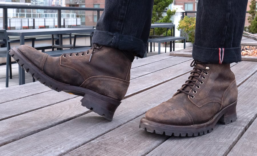 Thursday black label challenger boots stone rambler