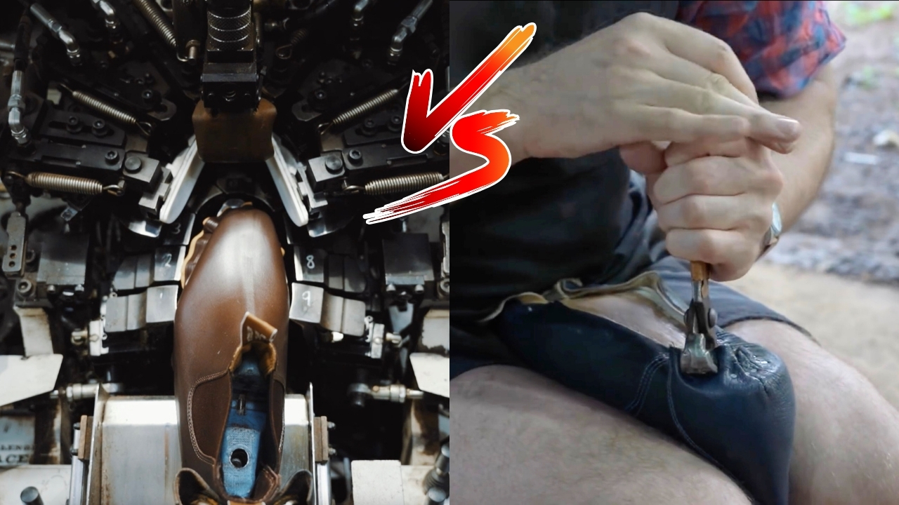 Hand lasting boots vs machine lasting