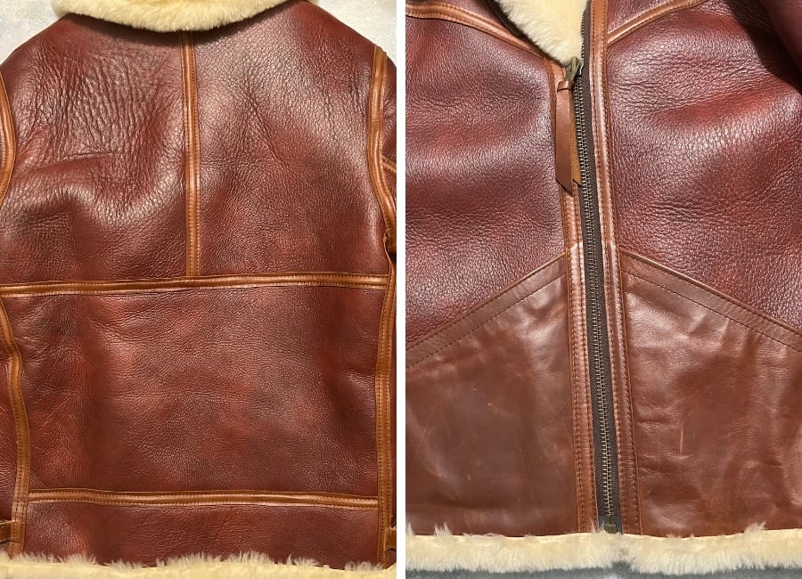 Simmons bilt b3 jacket leather