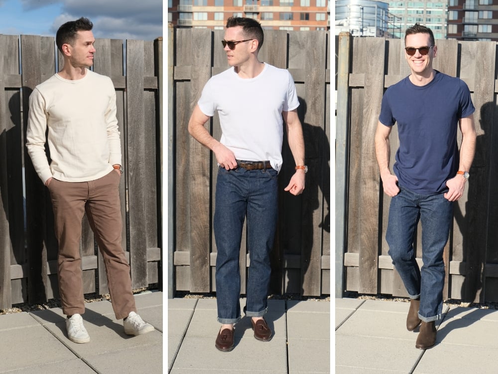 Capsual outfit footwear