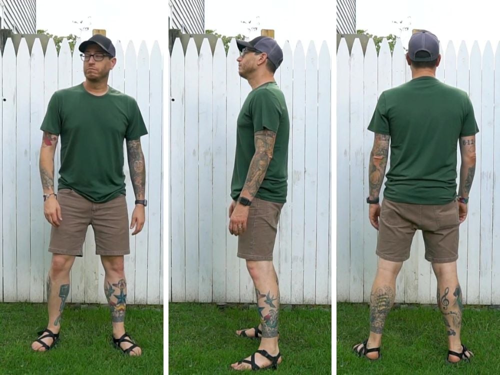 Proof 72 wool t shirt sizing fit