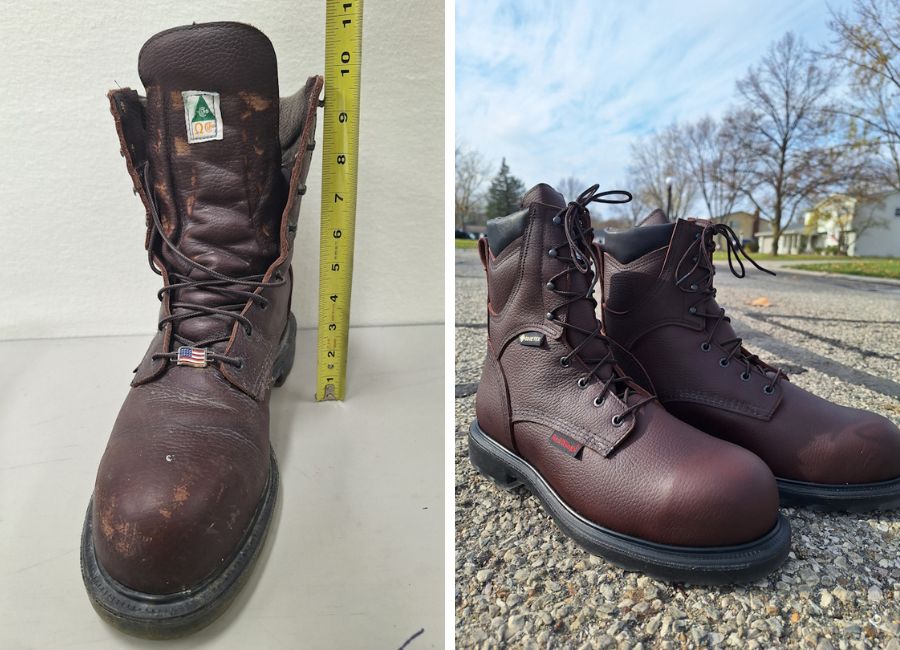 Red wing supersole toe