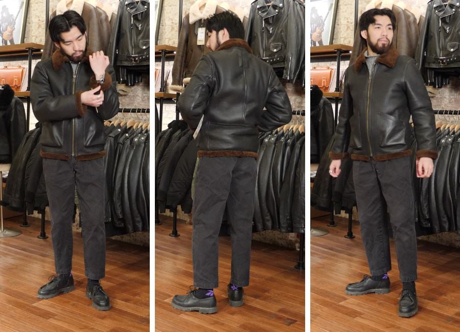 Schott b6 leather jacket