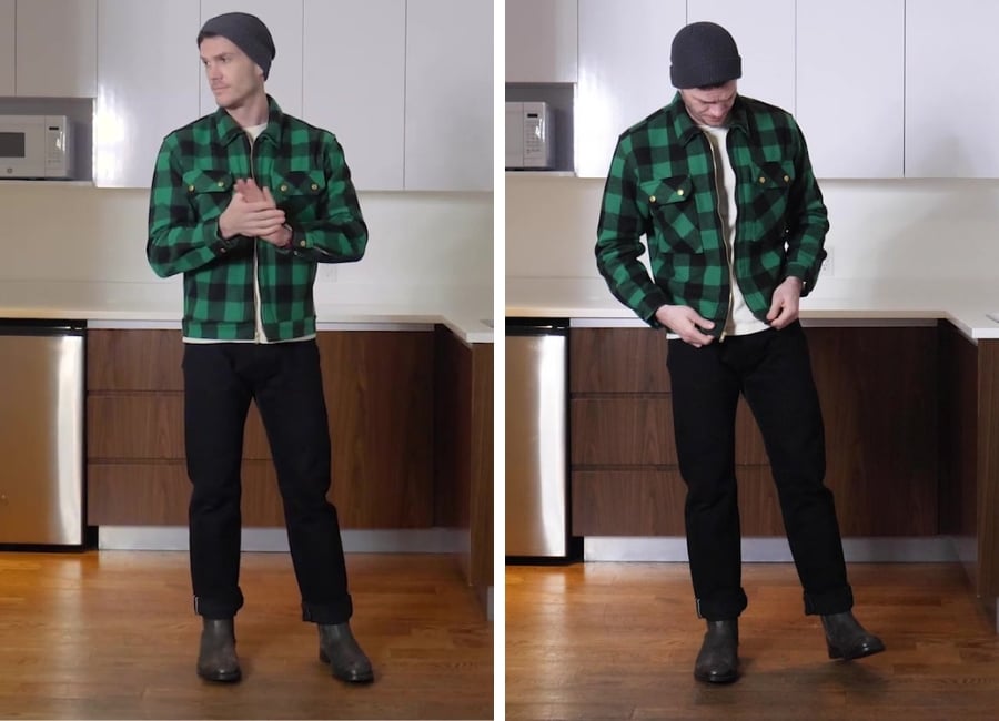 Allen edmonds tompkins shearling outfit