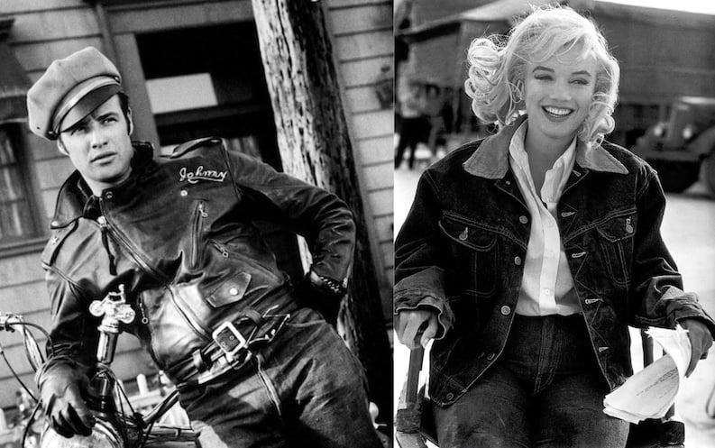 Marlon brando marilyn monroe jeans