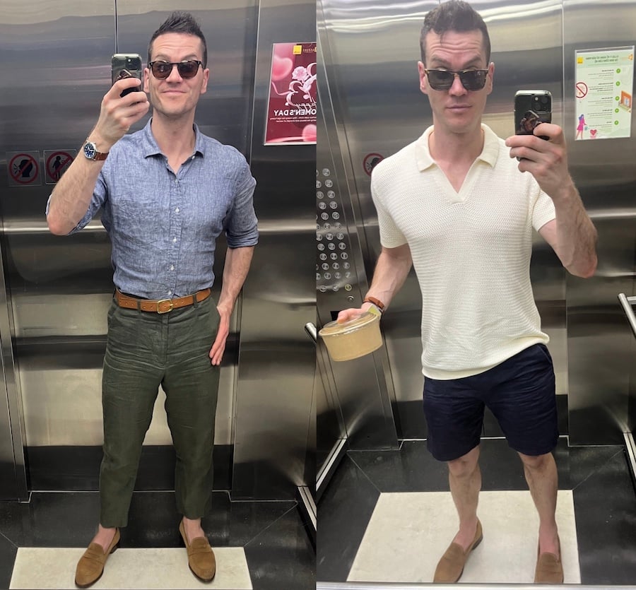 Thursday lincoln loafers with shorts