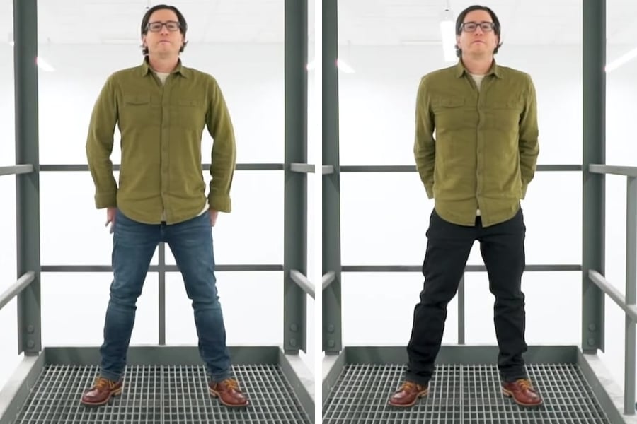 All american stretch selvedge jeans fits
