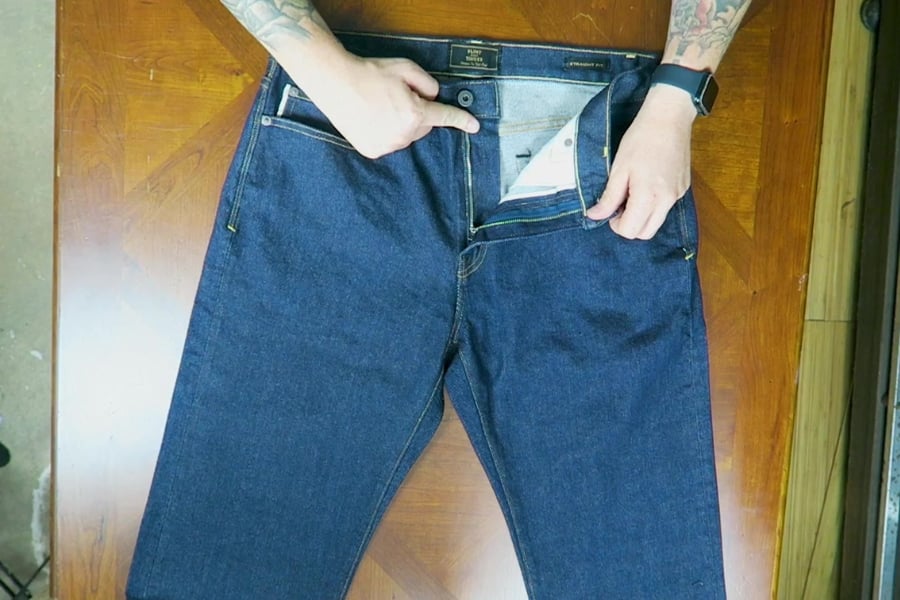 Flint tinder all american stretch denim zipper fly