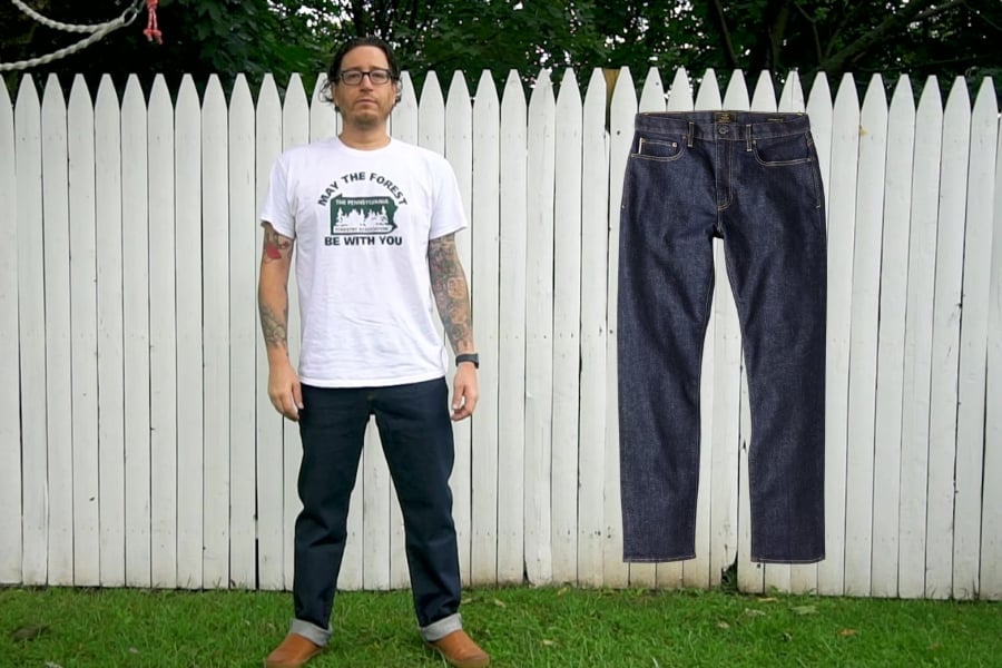 Flint tinder japanese stretch denim front