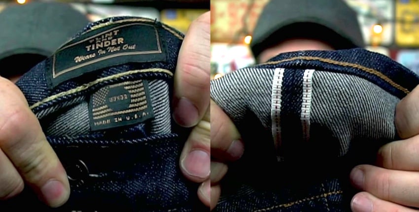 Flint tinder japanese stretch selvedge