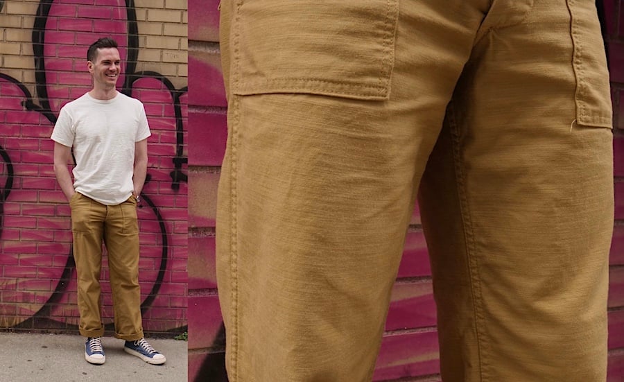 Sateen fatigues left field nyc
