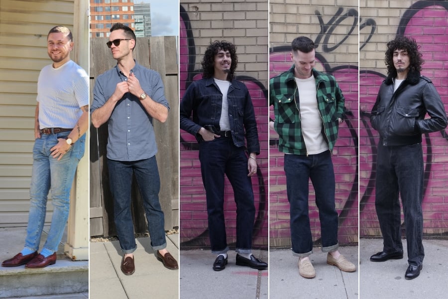 Types of jeans loafers