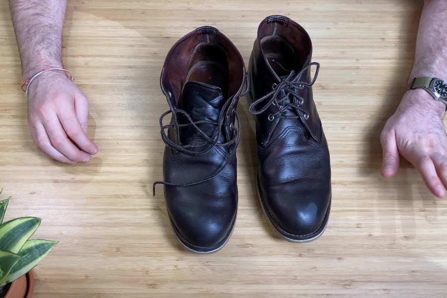 Red wings 3141 chukka boots after 8 years