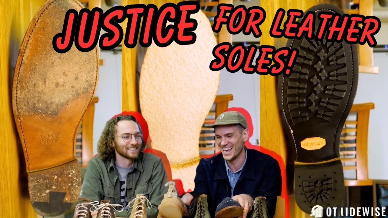 Leather vs crepe vs rubber boot soles