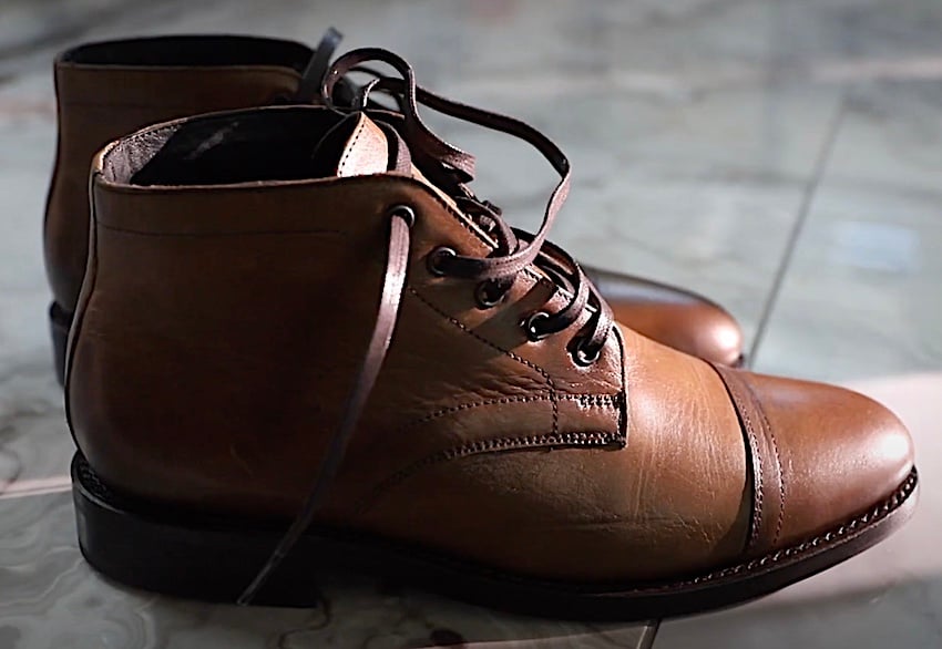Thursday cadet boot walnut