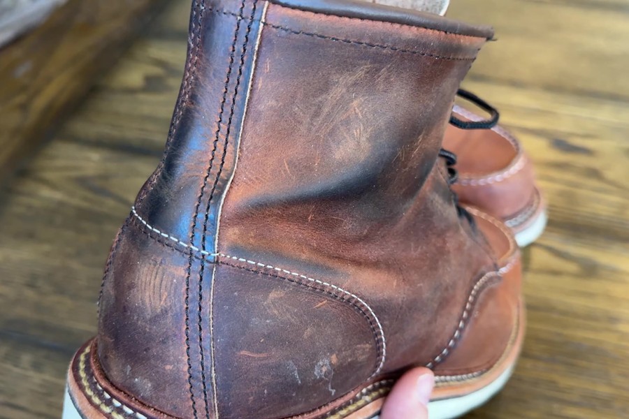 Red wing 1907 heel