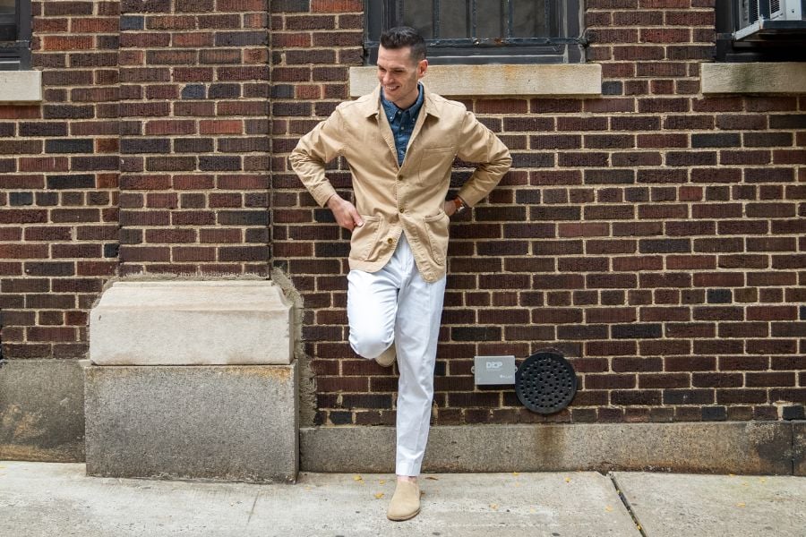 Dress up summer chore coat