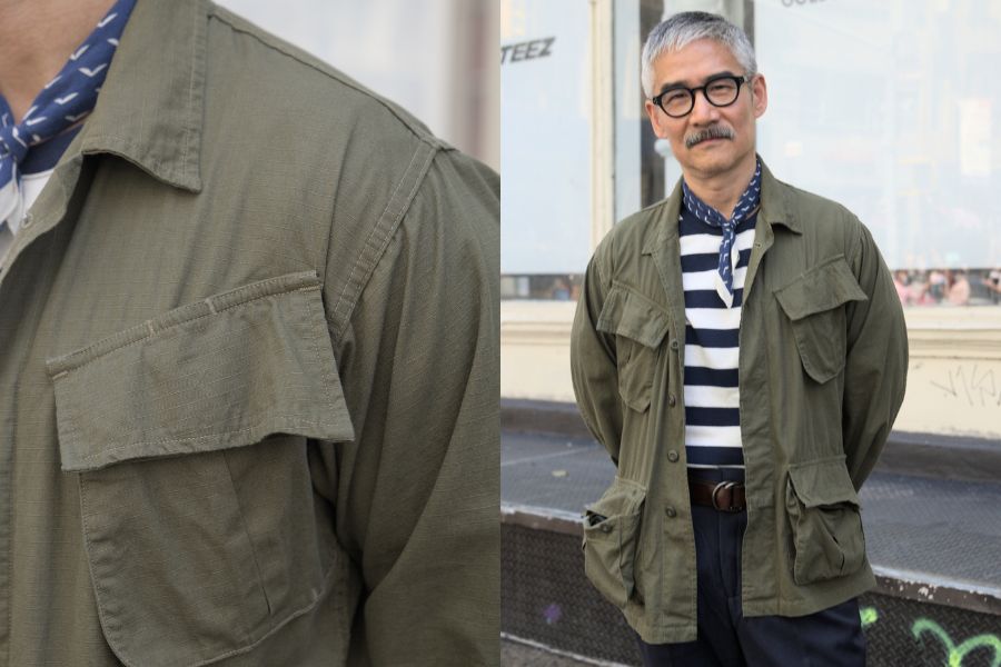 Field jacket pockets