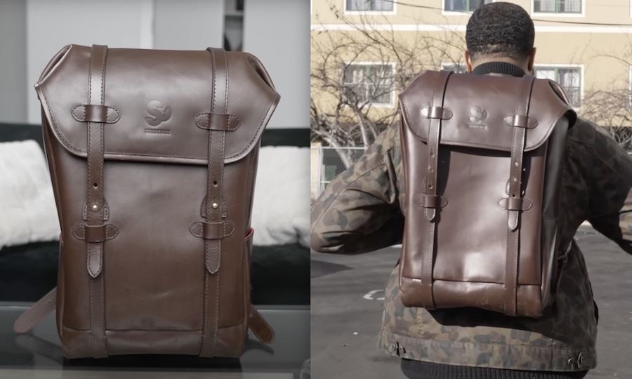 Cravar daypack leather backpack