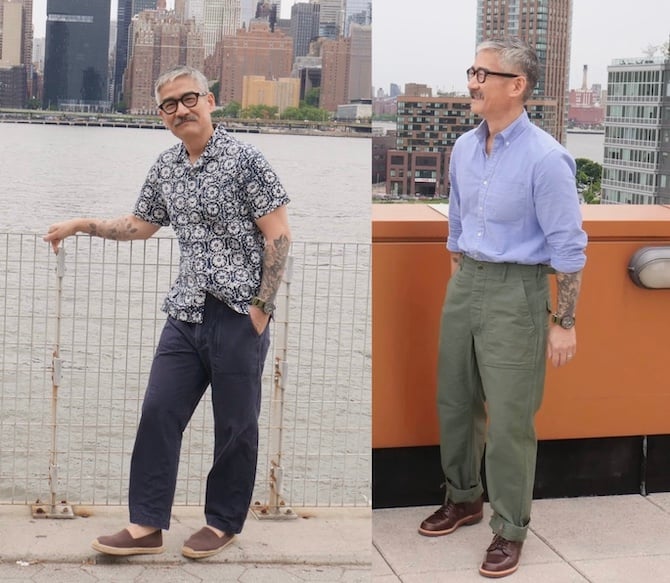 Engineered garments fatigues