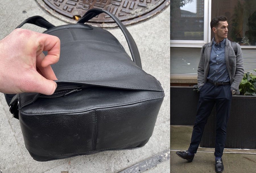 Thursday leather backpack 
