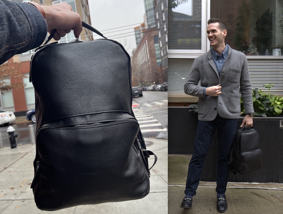 Thursday perfecto leather backpack review