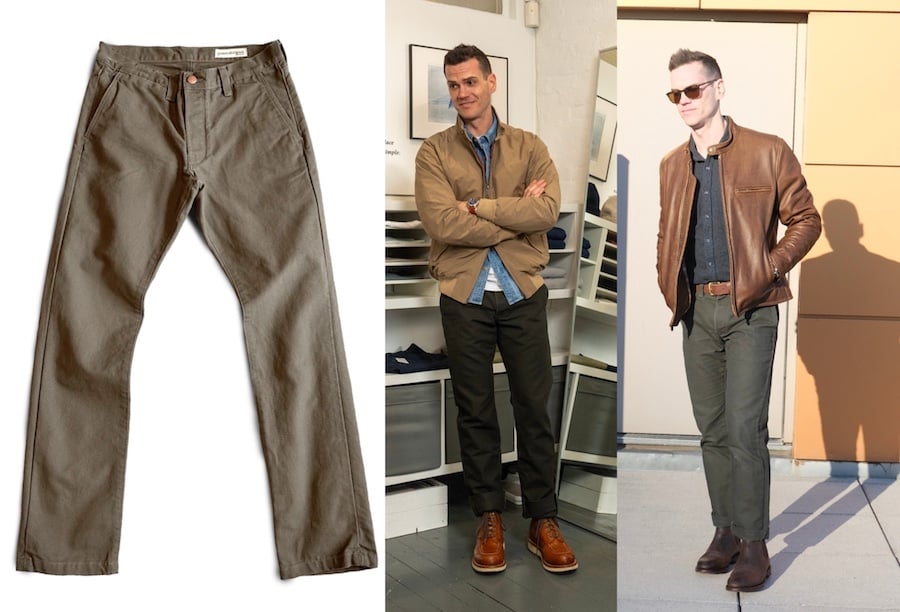 Grown sewn foundation pants