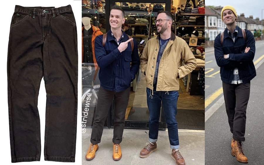 Left field canvas uniform chino