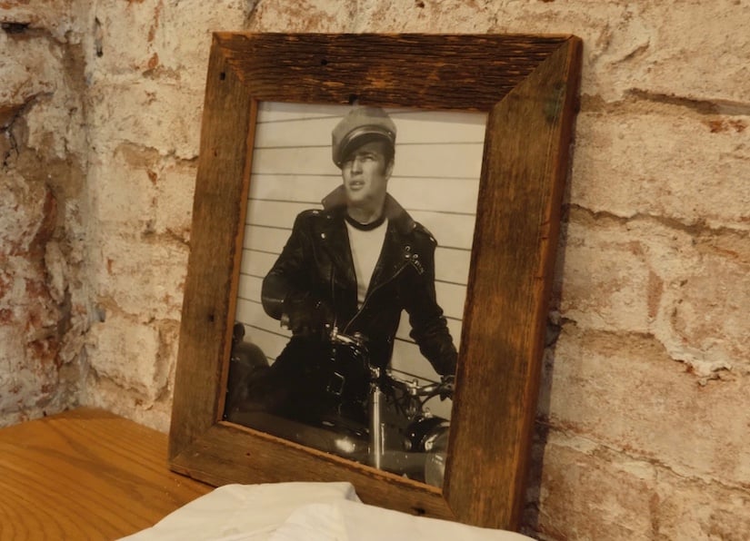 Marlon brando leather jacket schott