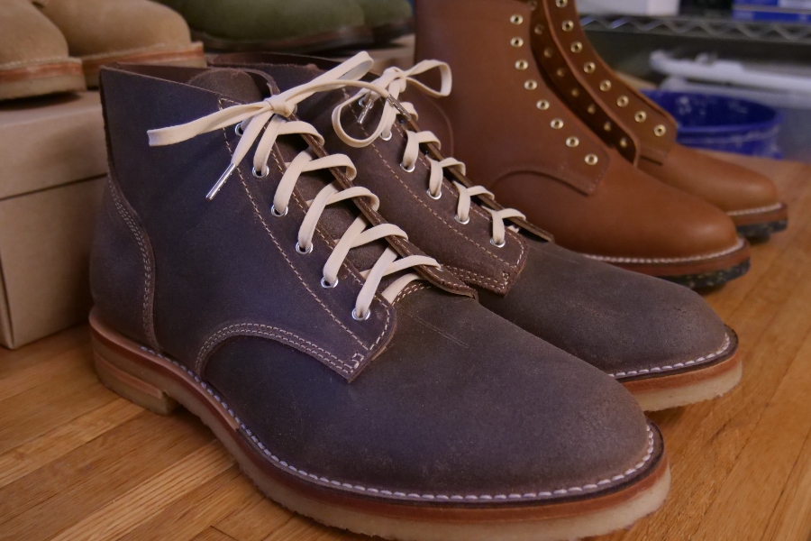 Old speed manufacturing boots crepe sole