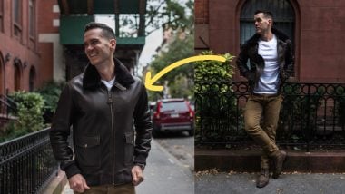 Satchel and page leather jacket review