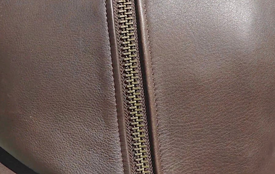 Satchel page full grain leather jacket