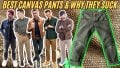 Best canvas pants for men