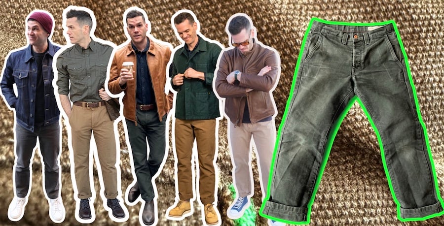 Canvas trousers men