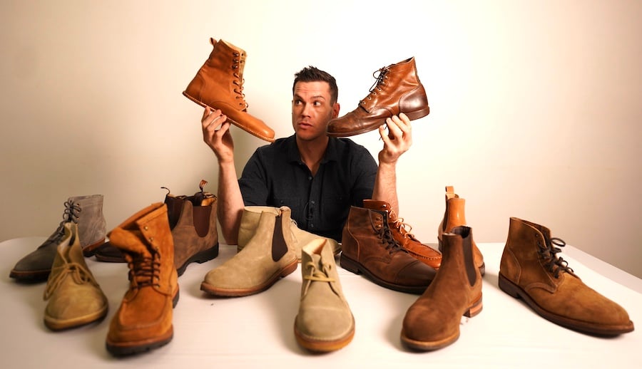 Nick and the most comfortable boots