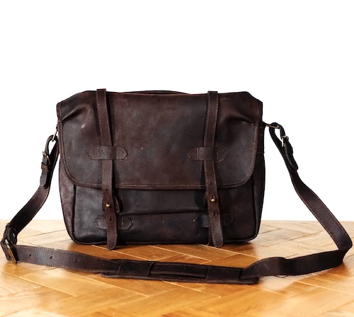 Bad Leather Goods Wild Boar Leather Messenger Bag