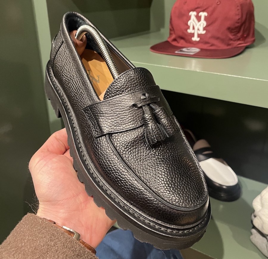 Blackstock weber black tassel loafer