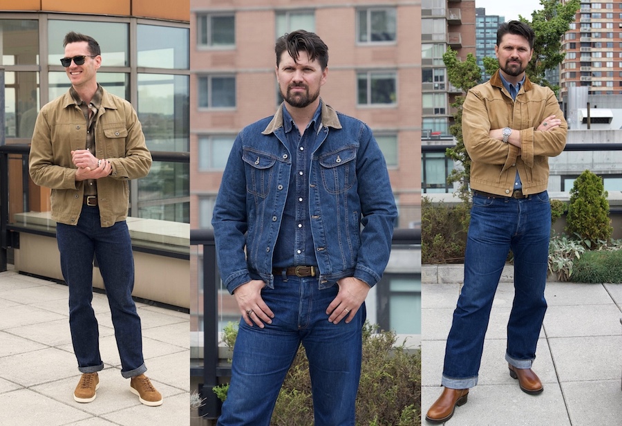 Canvas vs denim jackets cowboy shirt