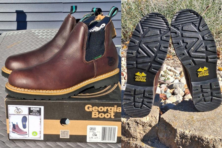 Georgia boots romeo gr500 new, soles and uppers
