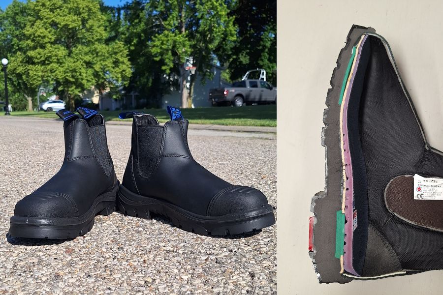 Steel blue hobart scuff comfort